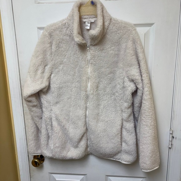 Ladies cream zip up‎ jacket. - Picture 1 of 7